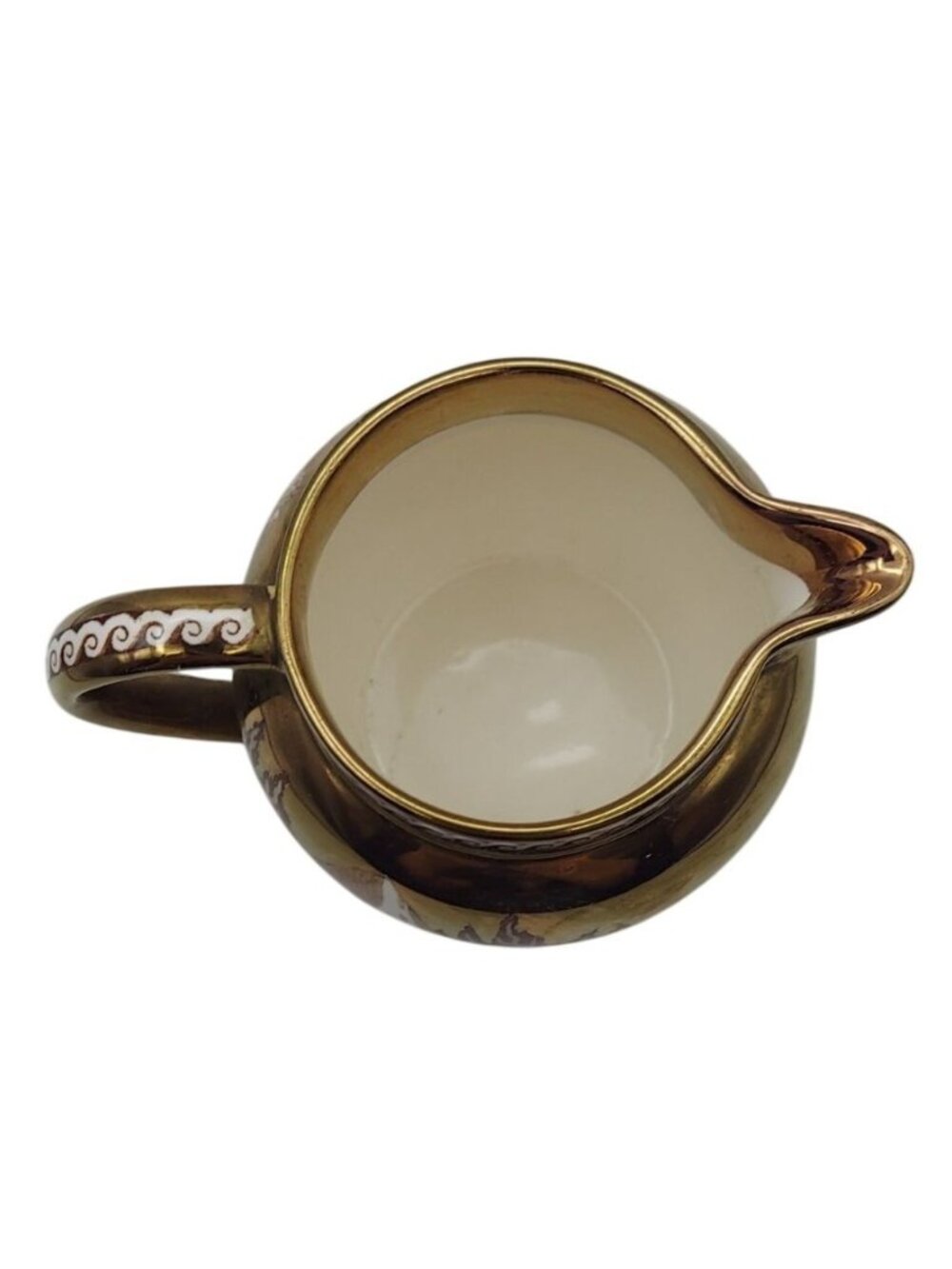 Wedgwood Copper Luster Creamer Fallow Deer Etruria & Barlaston England Vintage - Picture 5 of 9
